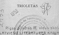 Karlis Krūza. "Teiku tīklā Trioletas"