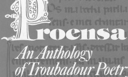 "Proensa: trubadūru dzejas antoloģija"