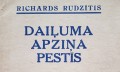 Richards Rudzītis "Daiļuma apziņa pestīs"