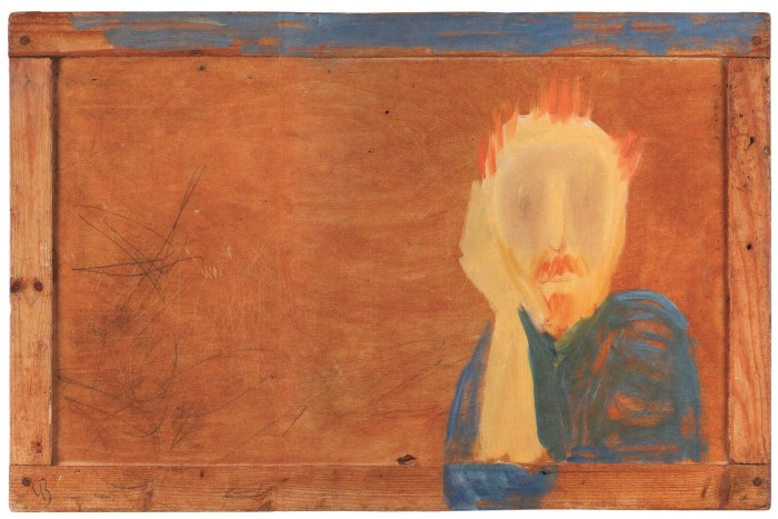 Jurija Noršteina portrets. Koks, eļļa, 1995