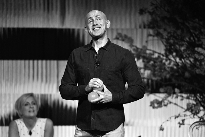 Andijs Padikombs THRIVE konferencē. Foto: Getty Images