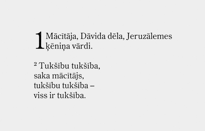 2000. gadā izdotās Vecās Derības poēzijas grāmatas (Ulža Bērziņa, Lailas Čakares, Enoka Neilanda, Ilmāra Zvirgzda tulkojums, Latvijas Bībeles biedrības redakcijā)