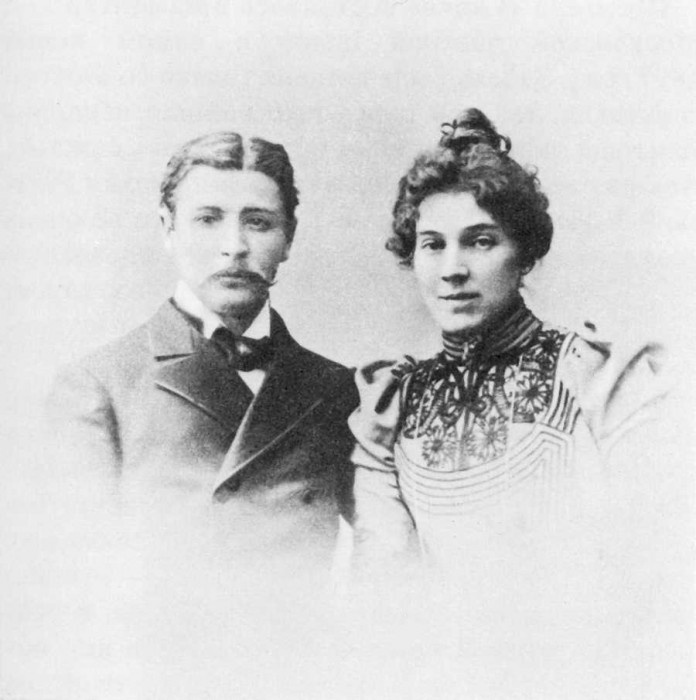 Mihails Vrubelis un Nadežda Zabela-Vrubele. 1896
