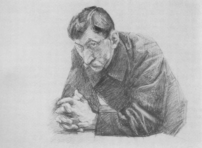 Mihails Vrubelis. Sanitāra portrets, 1903