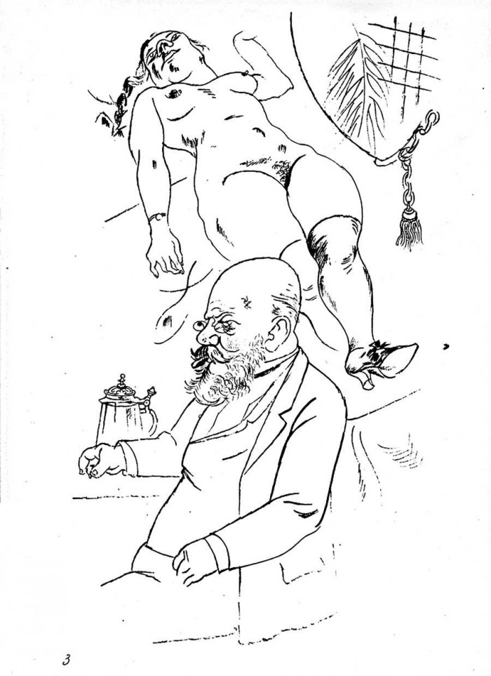 Džordžs (Georgs) Gross. No jaunības laika. Litogrāfija no cikla Ecce Homo, 1922