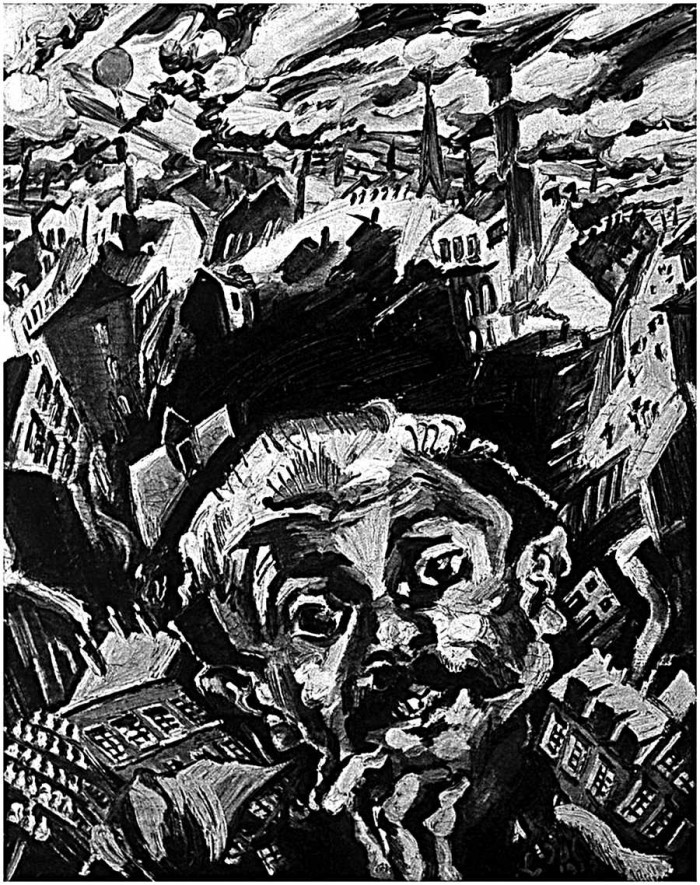 Ludvigs Meidners. Es un pilsēta, 1913
