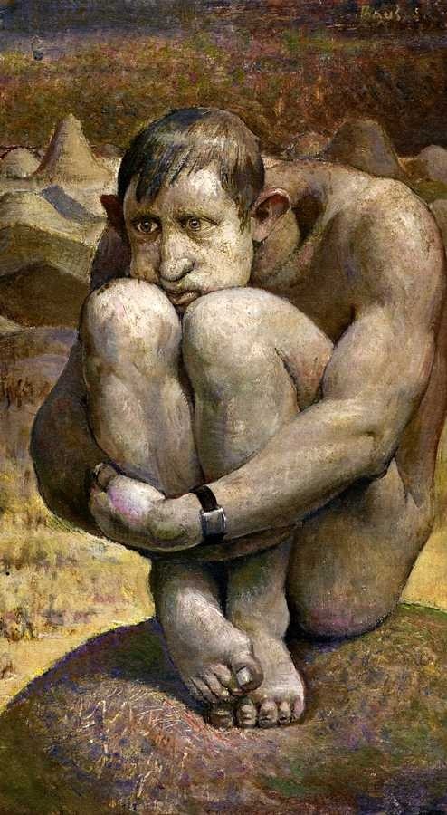 Vienpatis. 1957. Kartons, eļļa. 42.5 x 23 cm. Ģimenes īpašums (Foto - Normunds Brasliņš)