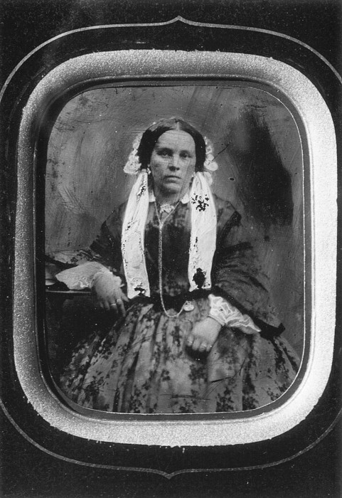 Autors nezināms. Nezināmas sievietes portrets, 1850.