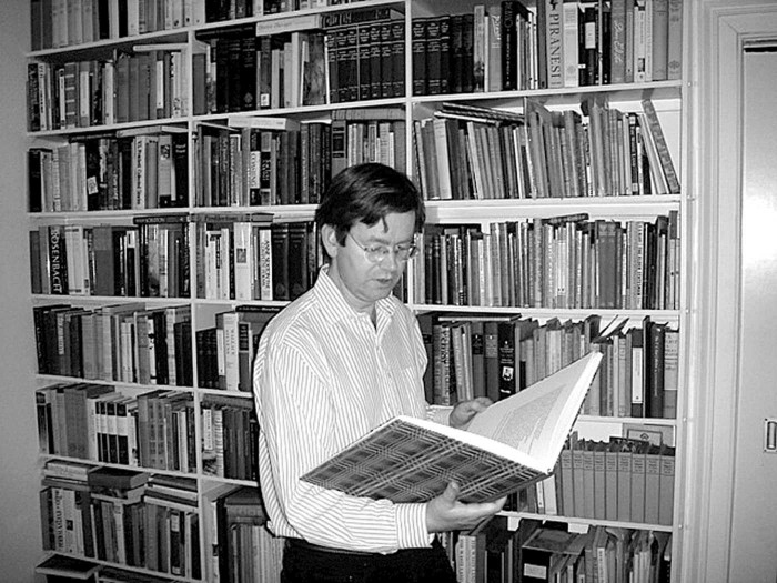 Džims Makkjū, angļu žurnālists, izdevējs, eliotists (Foto - Ieva Lešinska)