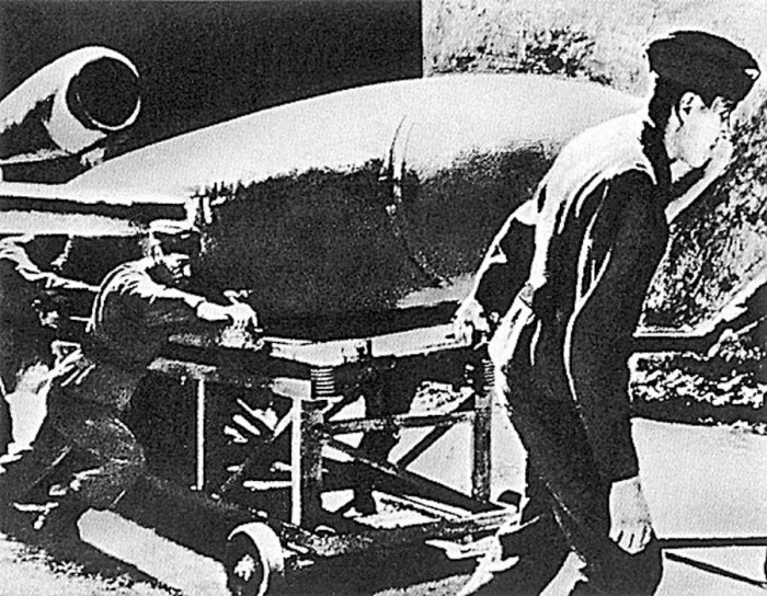 Vācu lidojošais šāviņš Fau-1 (Foto: Planeta)