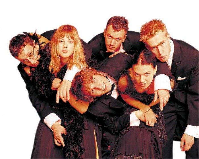 Grupa Aparāts 2001. gadā. (Foto - Andris Cinis)