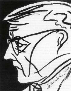 Dmitrijs Šostakovičs 1973. gadā, Maksima Šostakoviča zīmējums
