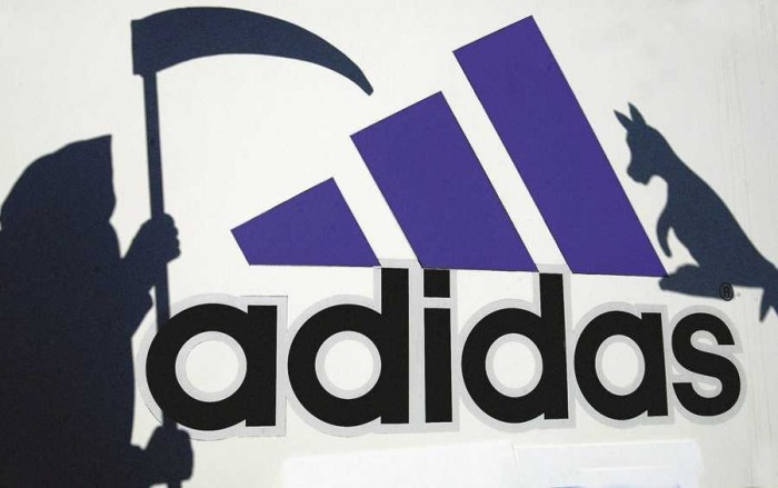 Protesta demonstrācija pie Adidas ofisa (Foto: A.F.I.)