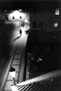 Mana Eiropa: Prāga, Čehijas republika, svētdienas vakars  2003. gada janvārī (Foto - Žeralds Asulins)