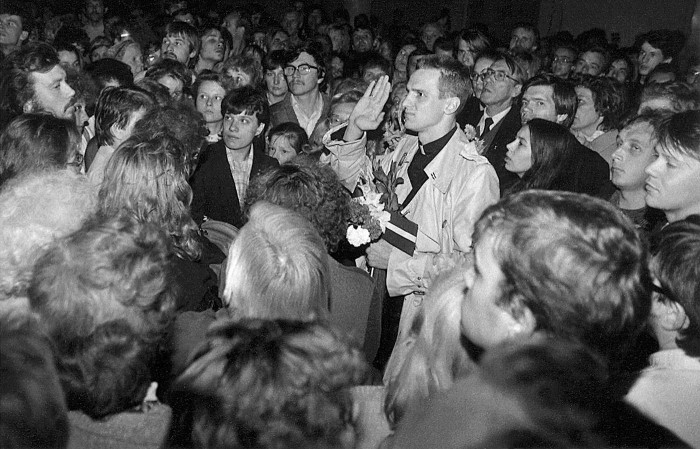 1988. gada 13. septembris. Aizbraukšana, Rīgas dzelzceļa stacija (Foto no personiskā arhīva)