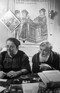 Marija Rozanova-Siņavska un Andrejs Siņavskis (Foto no personiskā arhīva)