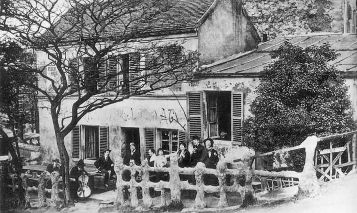Bohēmiskais “Cabaret Artistique du Lapin Agile” Monmartrā (Foto: The Hulton Getty Picture Gallery)