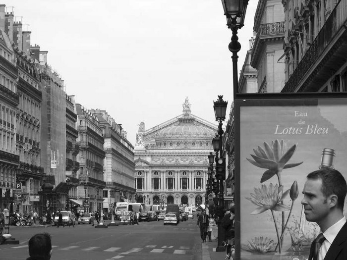 Operas kvartāls, tālumā “Opera Garnier” jeb vecajā vārdā “Grand opera”, 2006 (Foto - Dāvis Sīmanis, jnr.)