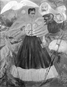 Frīdas Kālo glezna Marksisms dos veselību slimajiem, 1954