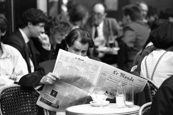 Parīzes kafejnīca, 1988 (Foto: Corbis)