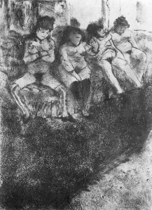 Edgars Degā. Gaidīšana II, 1876–1877 (No grāmatas Edgar Degas. Matthes&Seitz Verlag)