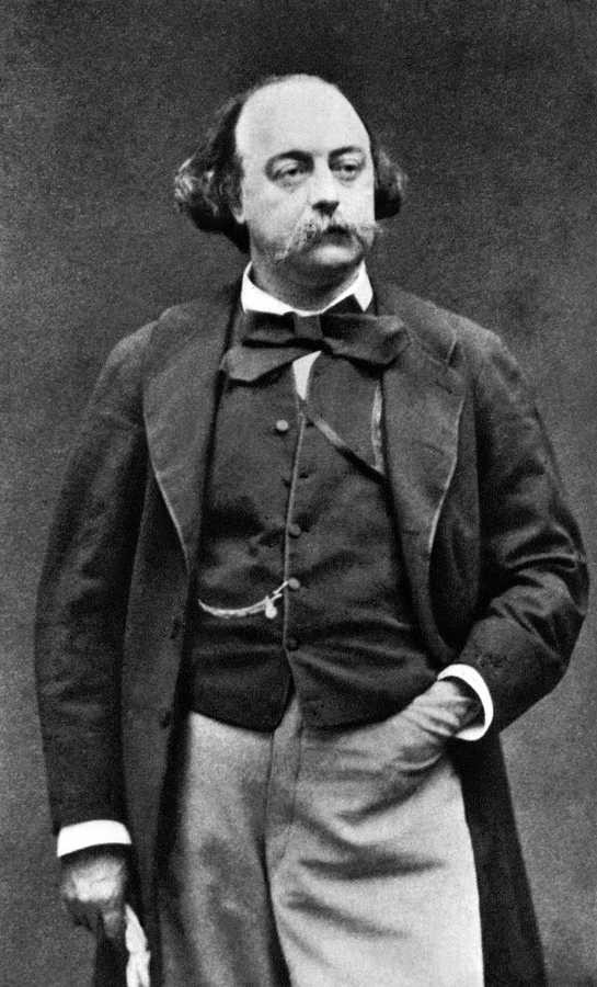 Gistavs Flobērs. Feliksa Nadāra fotogrāfija,  ap 1860. gadu
