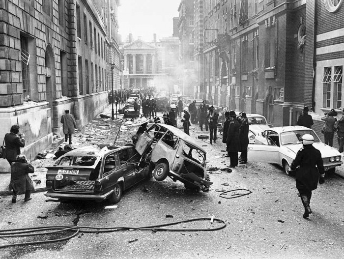 1973. gada 9. martā ĪRA rīkotajā sprādzienā Londonā gāja bojā viens cilvēks un 238 tika ievainoti (Foto: Corbis/Scanpix)