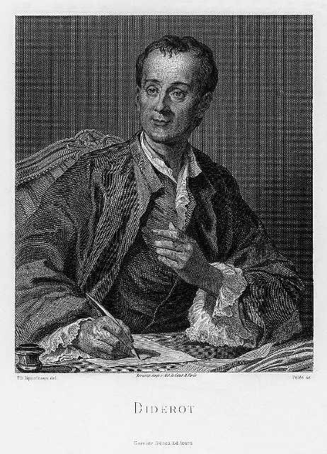 Franču brīvdomātājs, rakstnieks un enciklopēdists Denī Didro (1713-1784)