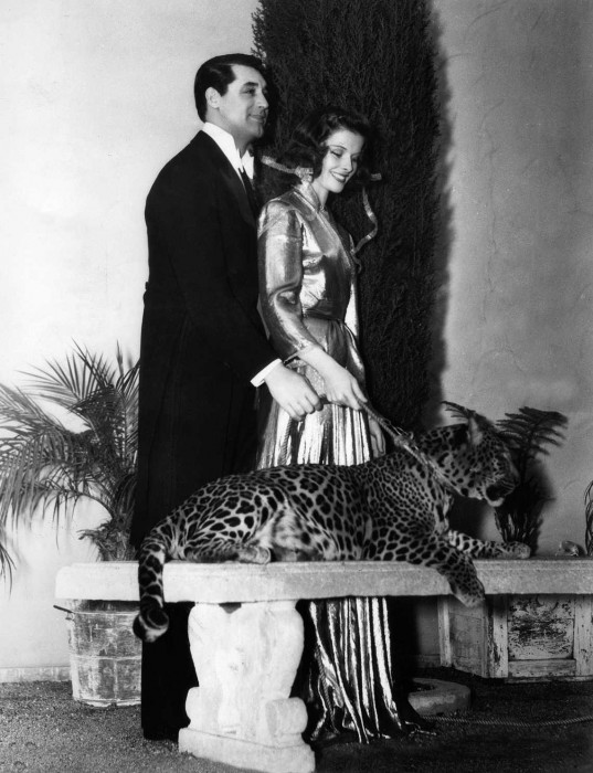 Katrīna Hepberna un Kerijs Grants Hovarda Hauksa filmā "Audzinot mazulīti", 1938 (Foto: Imageforum/LETA)