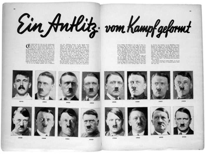 Žurnāla Der illustrierte Beobachter 1936. gada 20. aprīļa speciālnumurs. Raksta virsraksts: